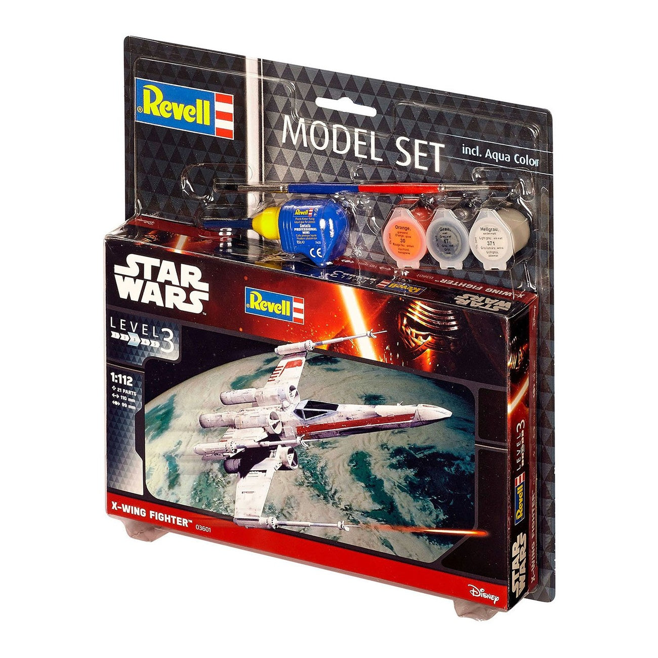 Produktbild Star Wars Byggsats 1/112 Model Set X-Wing Fighter 11 cm