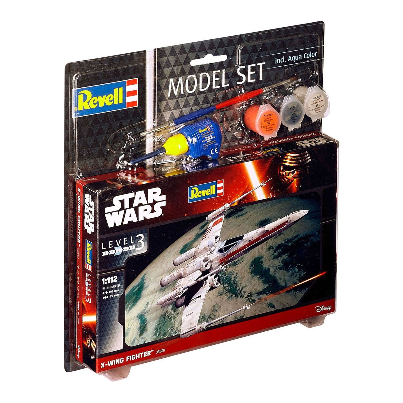 Produktbild Star Wars Byggsats 1/112 Model Set X-Wing Fighter 11 cm