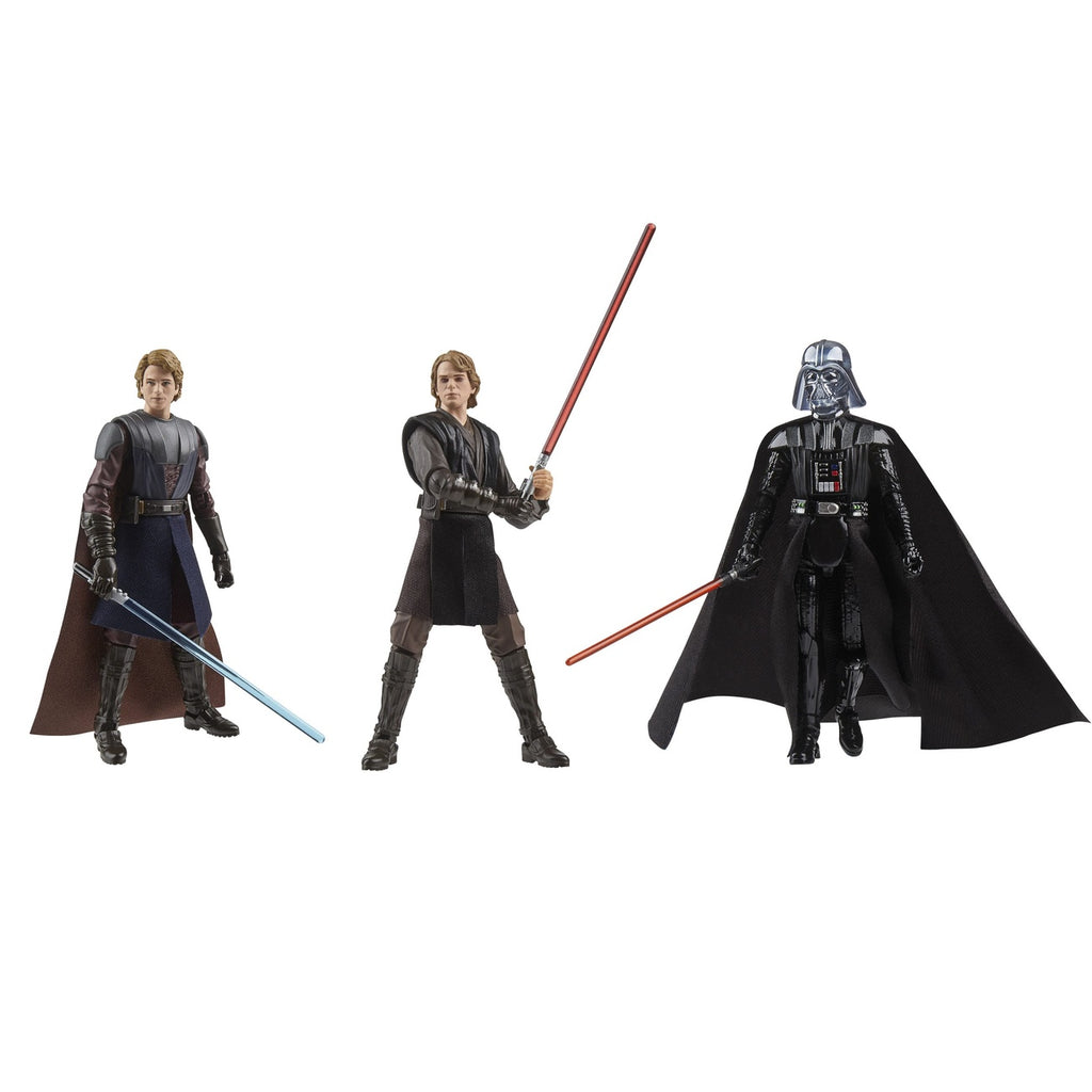 Produktbild Star Wars Vintage Collection 3-pack med actionfigurer The Journey of Anakin Skywalker