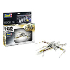 Produktbild Star Wars-modellbyggsats med bas­tillbehör 1/57 Carson Tevas X-Wing Fighter 22 cm