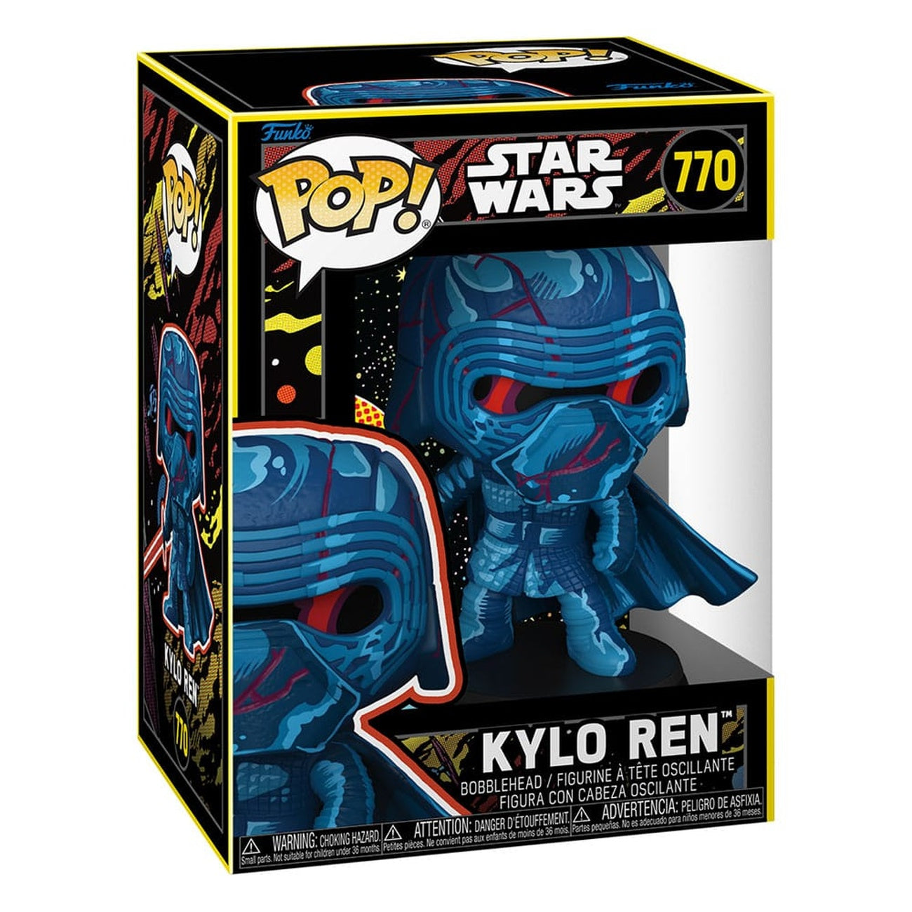 Produktbild Star Wars POP! Movie vinylfigur Kylo Ren (Retro) 9 cm