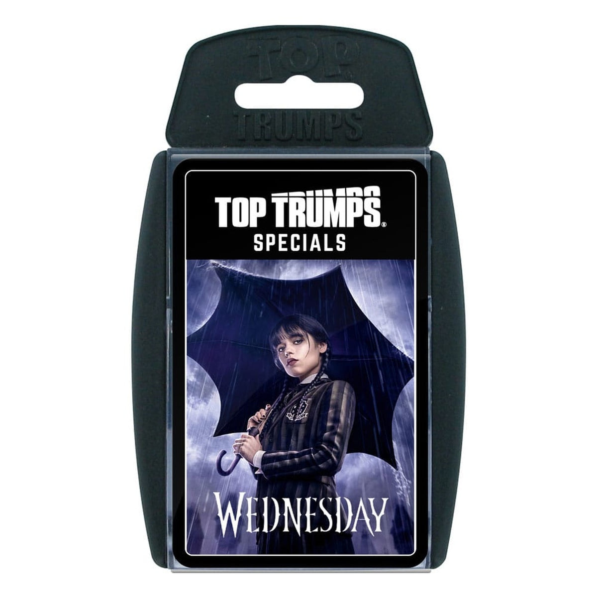 Product image Wednesday Card Game Top Trumps *German Version*