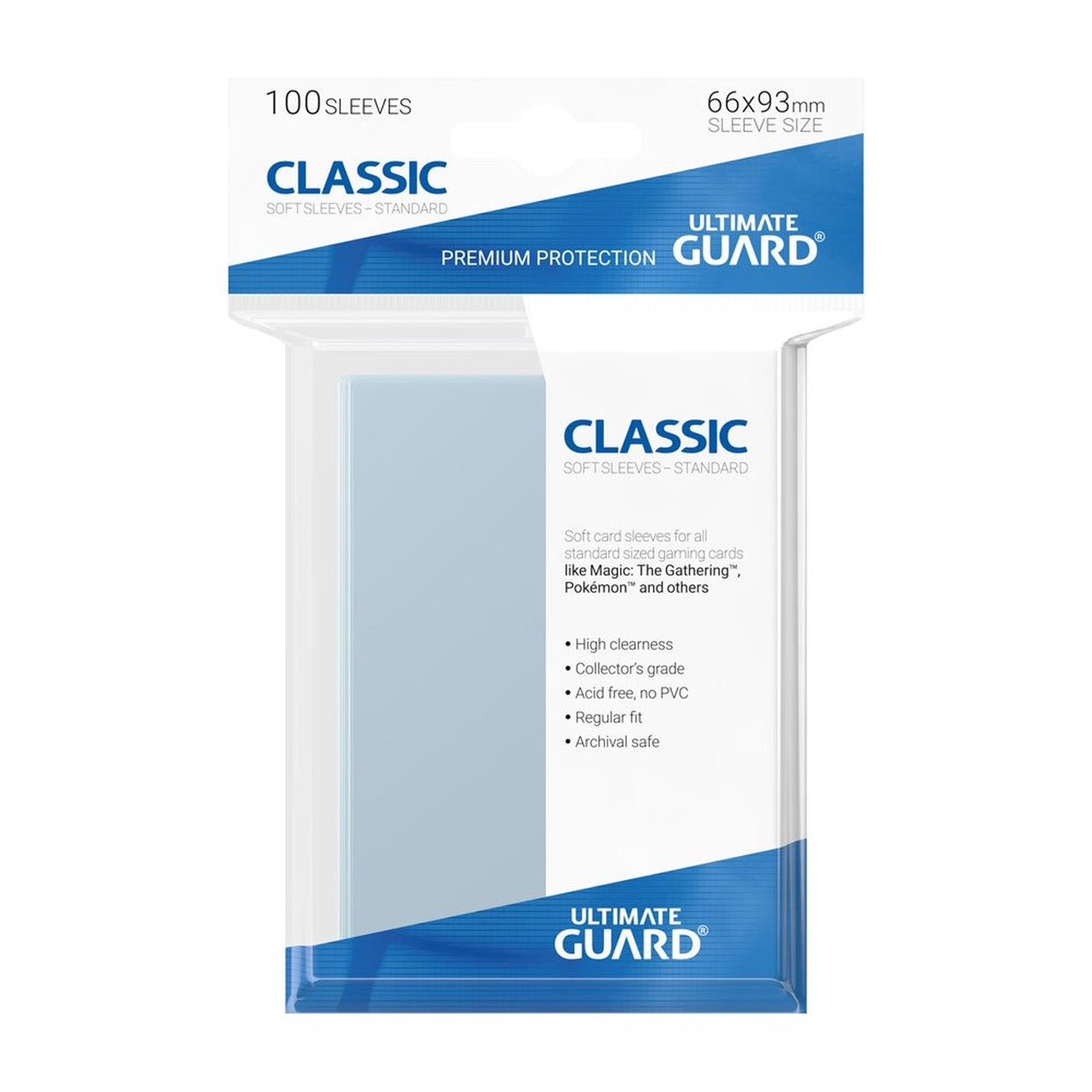 Produktbild Ultimate Guard Classic Sleeves Standardstorlek (100)