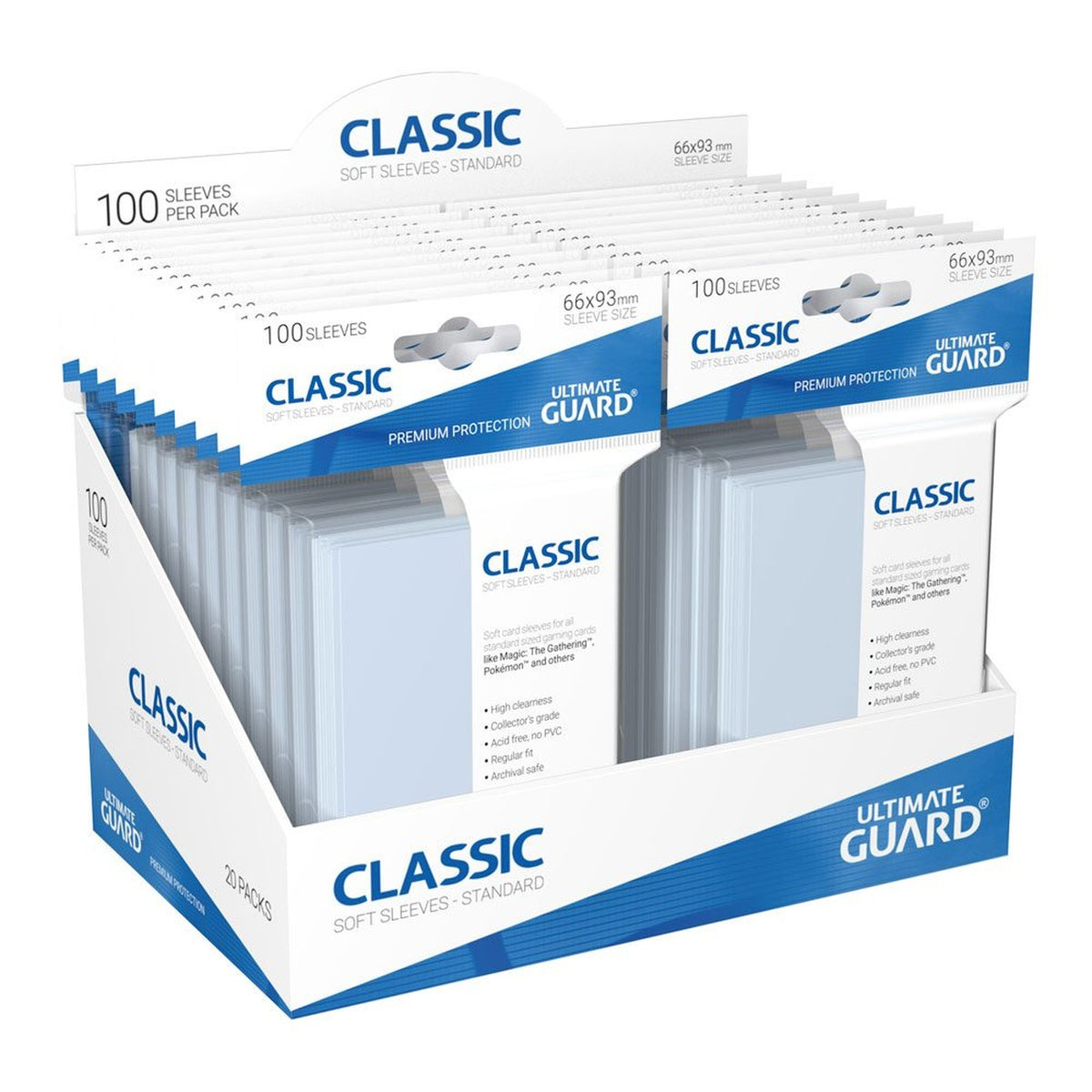 Produktbild Ultimate Guard Classic Sleeves Standardstorlek (100)
