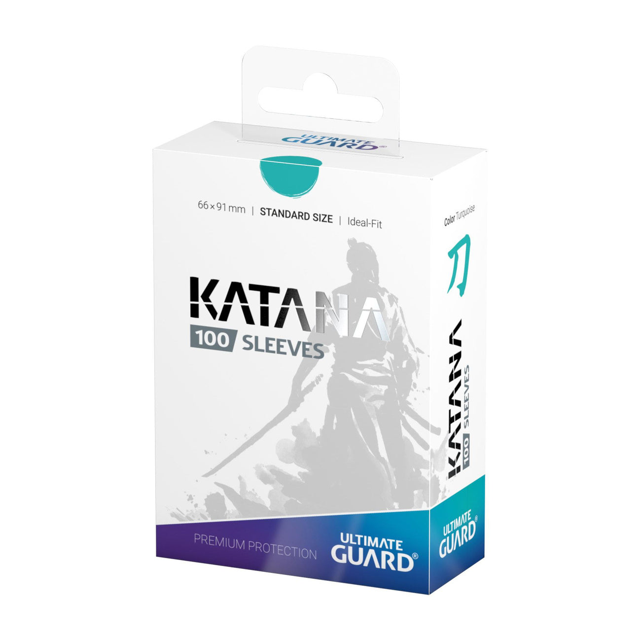 Produktbild Ultimate Guard Katana Sleeves Standardstorlek (100) - Turkos