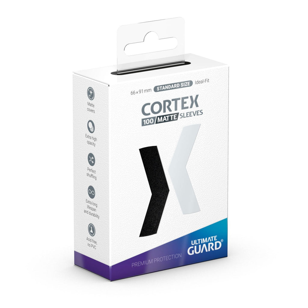 Produktbild Ultimate Guard Cortex Sleeves Matt Standardstorlek (100) - Svart