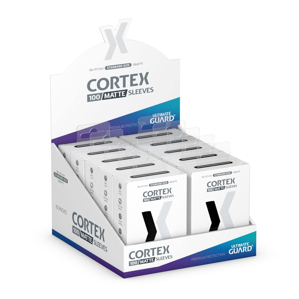Produktbild Ultimate Guard Cortex Sleeves Matt Standardstorlek (100) - Svart
