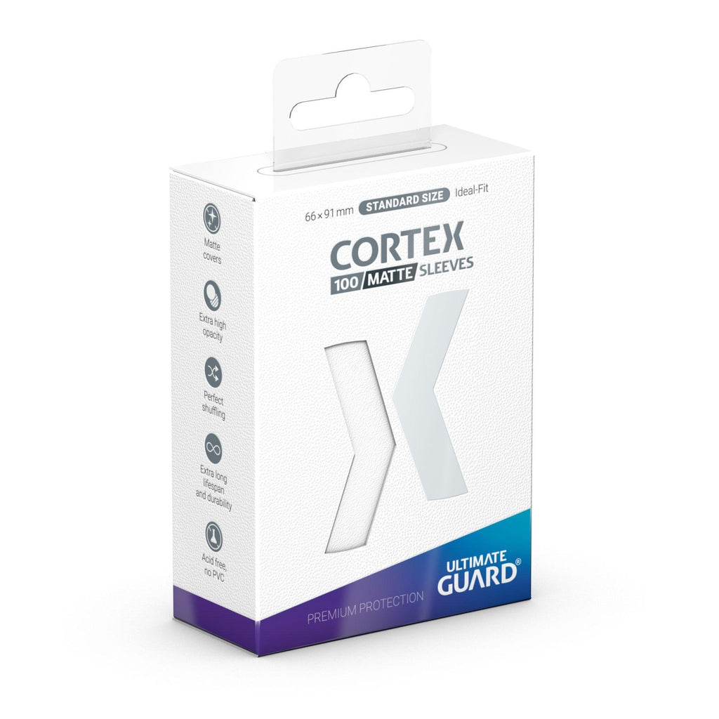 Produktbild Ultimate Guard Cortex Sleeves Mat Standardstorlek (100) – Vit