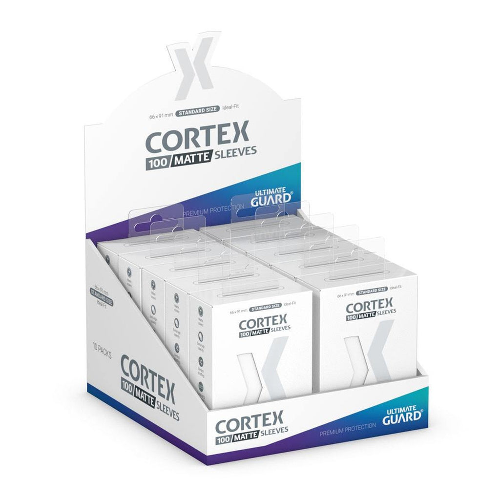 Produktbild Ultimate Guard Cortex Sleeves Mat Standardstorlek (100) – Vit