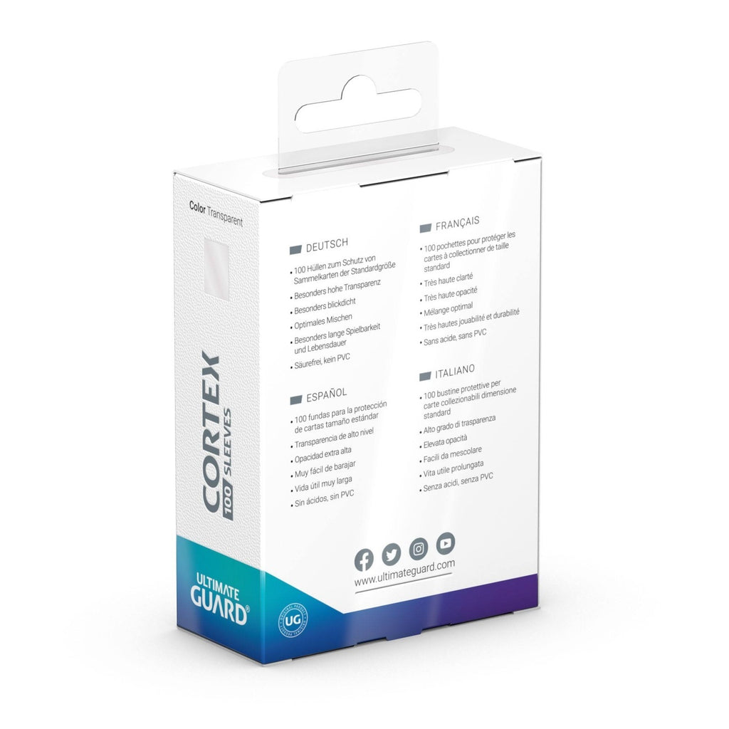 Produktbild Ultimate Guard Cortex Sleeves Standardstorlek (100) – Transparenta