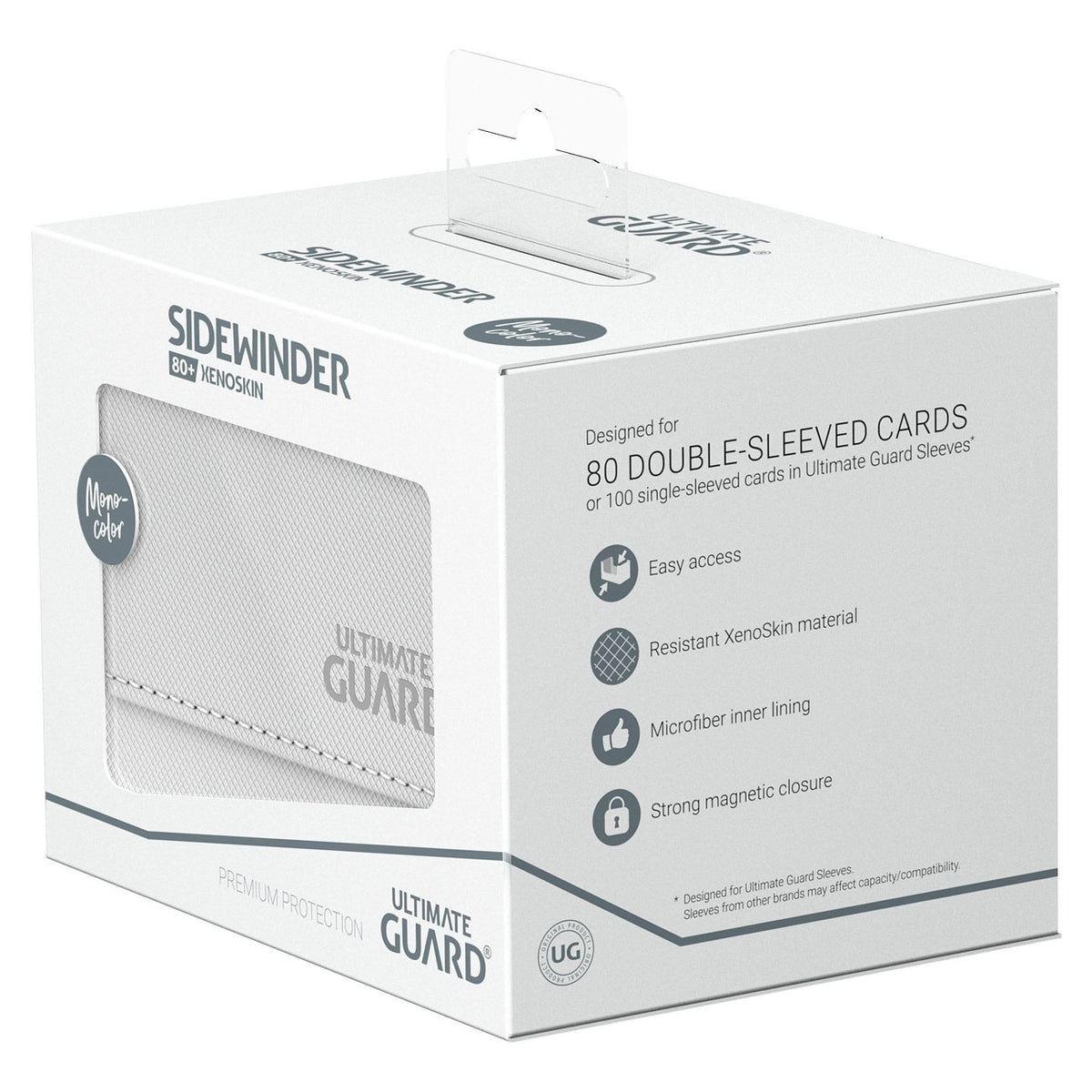 Produktbild Ultimate Guard Sidewinder 80+ Xenoskin - Vit