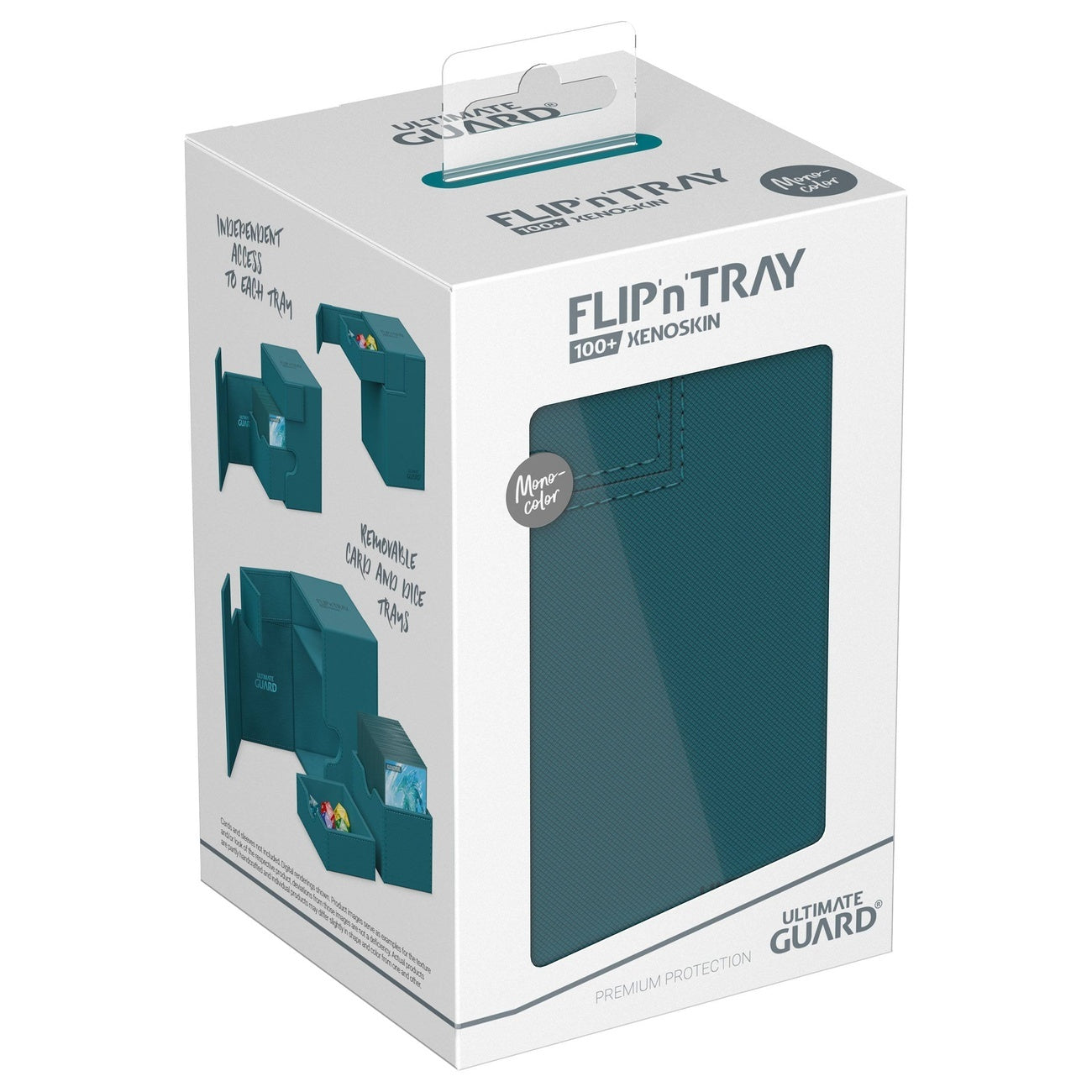 Produktbild Ultimate Guard Flip'n'Tray 100+ Xenoskin - Petrol
