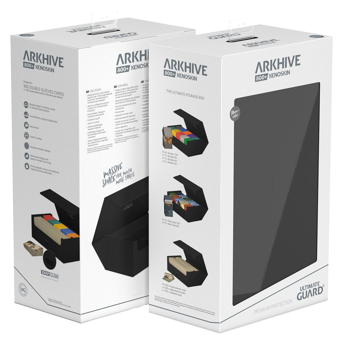 Produktbild Ultimate Guard Arkhive 800+ XenoSkin Monocolor Svart