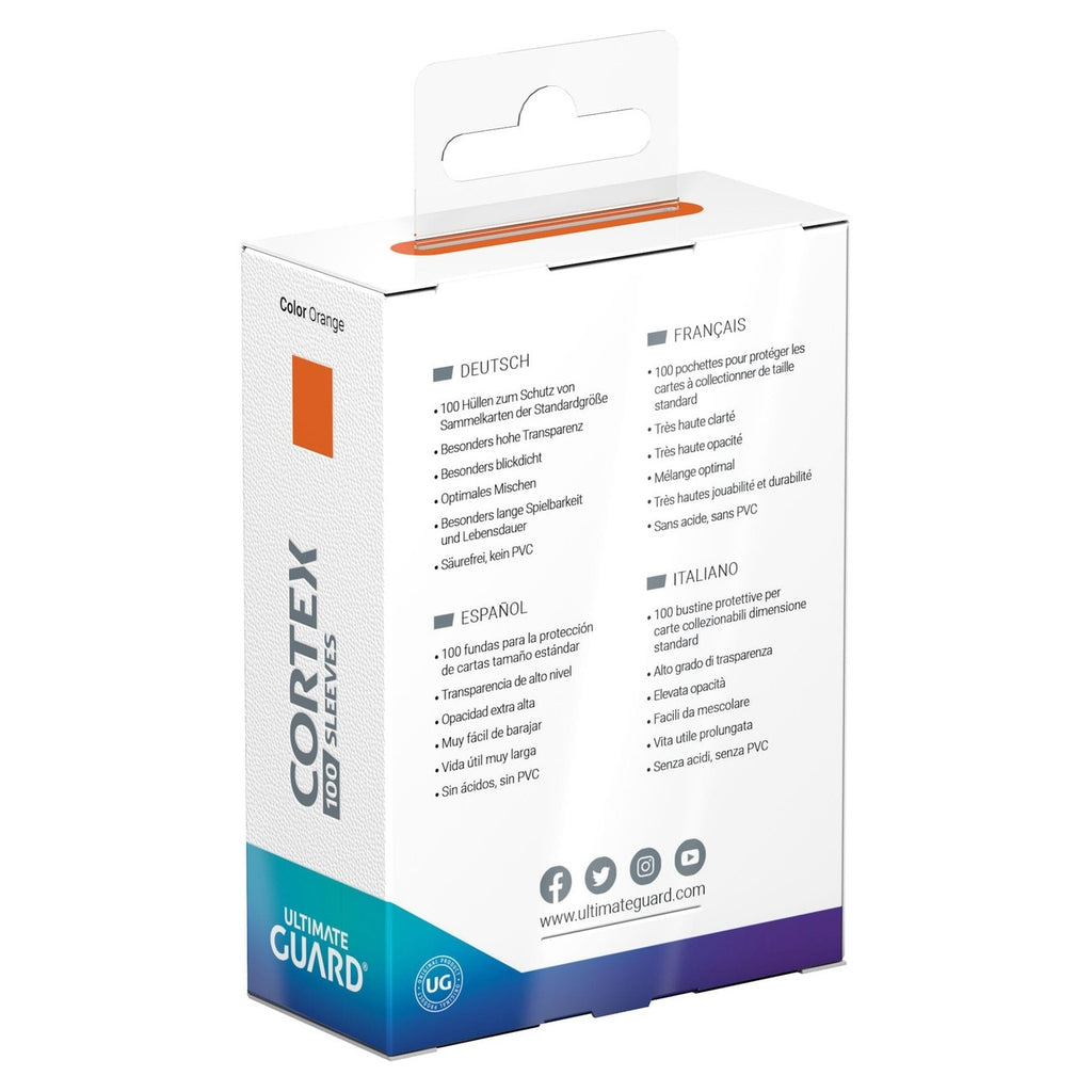 Produktbild Ultimate Guard Cortex Sleeves Standardstorlek (100) - Orange