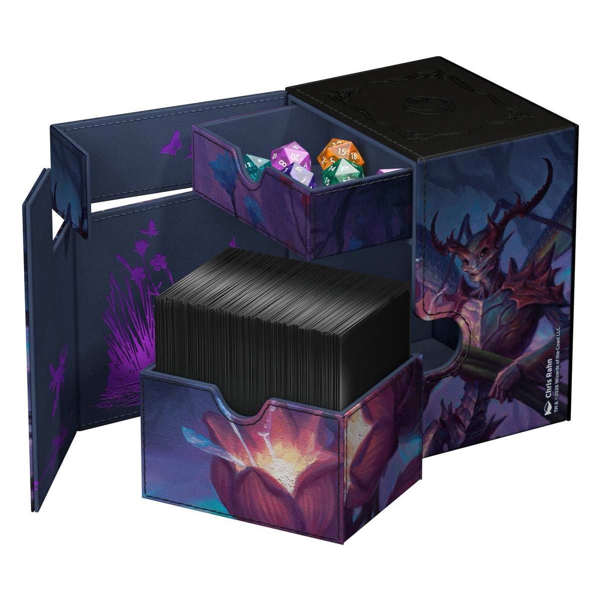 Produktbild Ultimate Guard Flip'n'Tray 133+ Xenoskin Magic: The Gathering "Lorwyn Eclipsed" - Bitterbloom Bearer