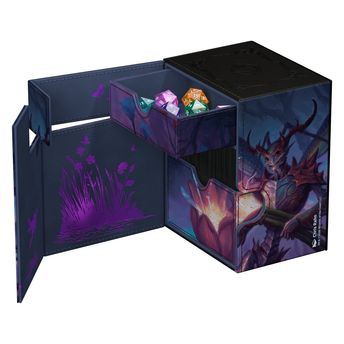 Produktbild Ultimate Guard Flip'n'Tray 133+ Xenoskin Magic: The Gathering "Lorwyn Eclipsed" - Bitterbloom Bearer