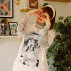 Produktbild Qifrey vit T-shirt för Atelier of Witch Hat-fans