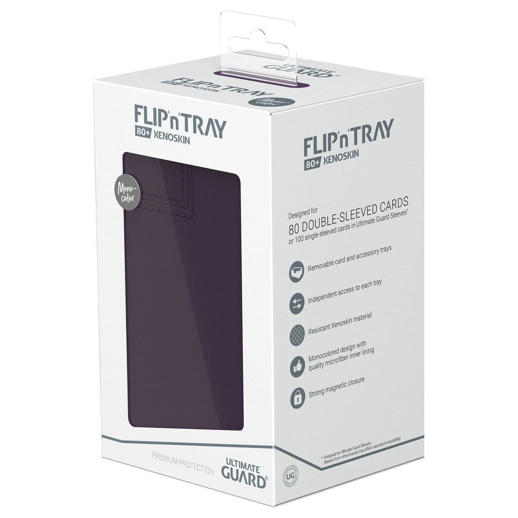 Produktbild Ultimate Guard Flip'n'Tray 80+ Xenoskin – Lila