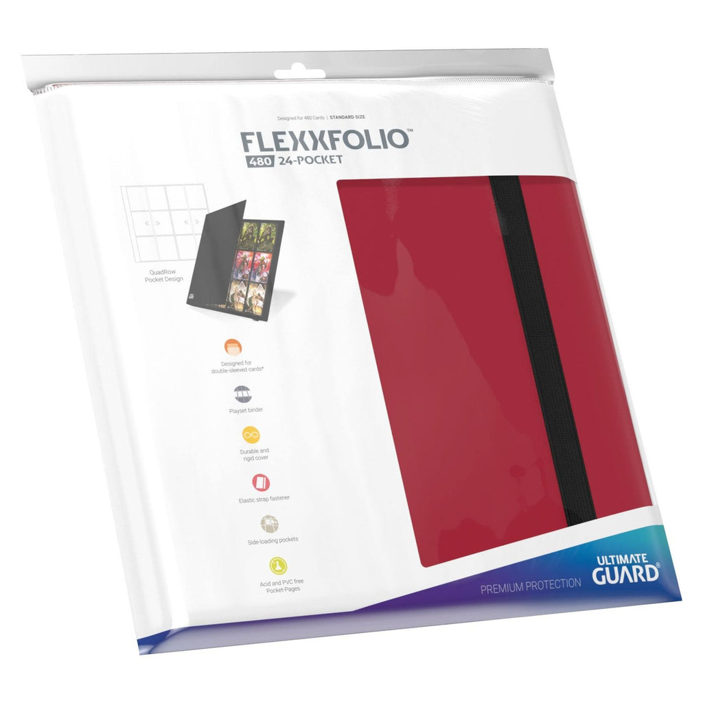 Produktbild Ultimate Guard Flexxfolio 480 med 24 fickor - Röd