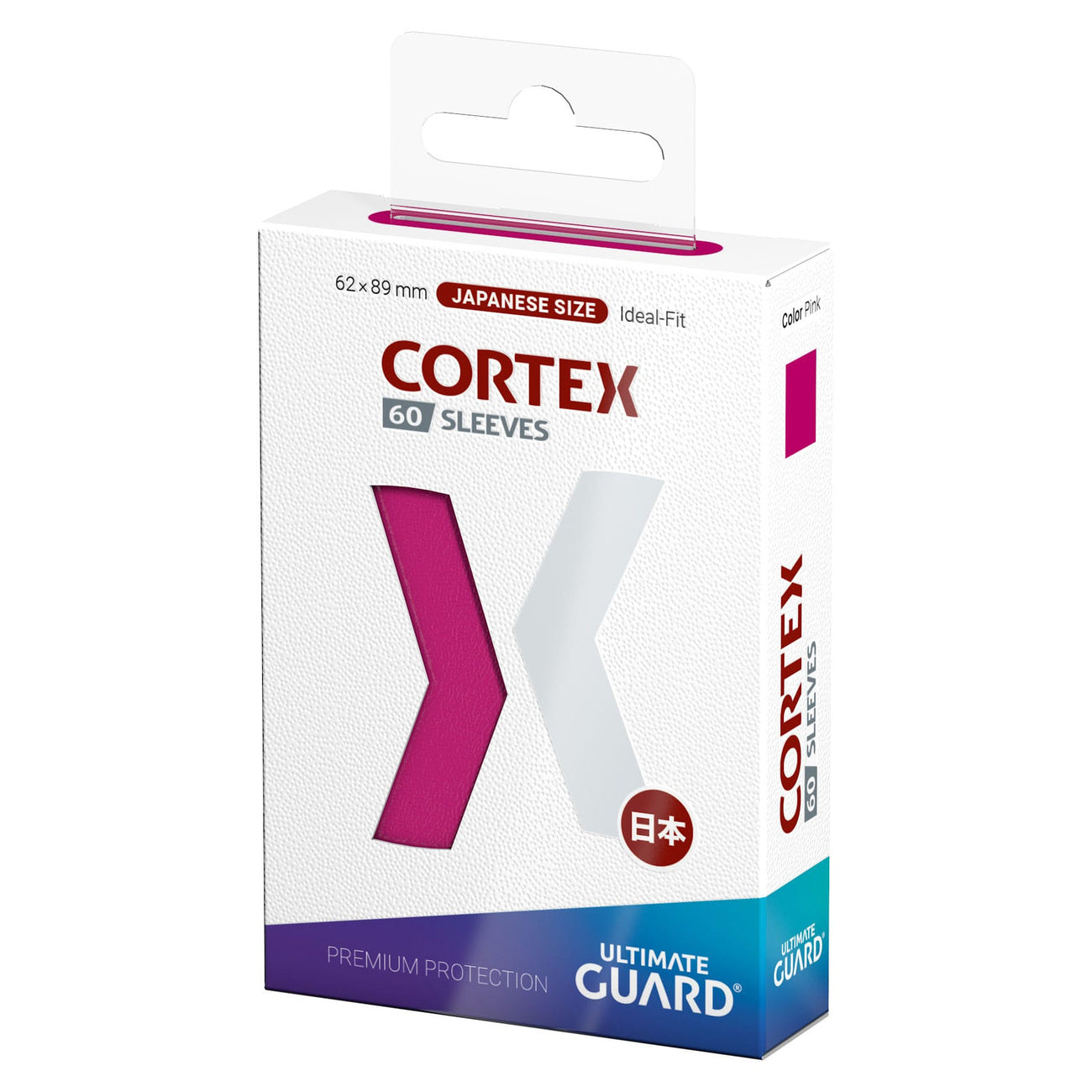 Produktbild Ultimate Guard Cortex Sleeves japansk storlek (60) - Rosa