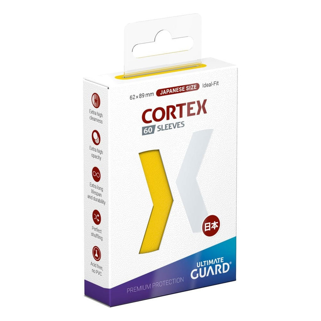 Produktbild Ultimate Guard Cortex Sleeves Japansk Storlek (60) - Gul