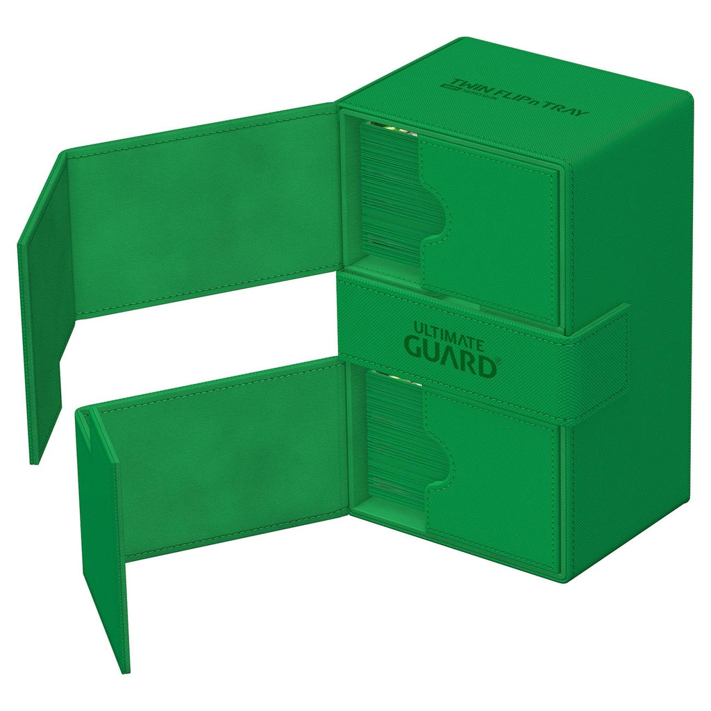 Produktbild Ultimate Guard Twin Flip'n'Tray 160+ Xenoskin – grön