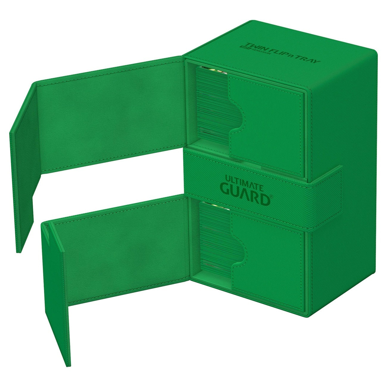 Produktbild Ultimate Guard Twin Flip'n'Tray 160+ Xenoskin – grön