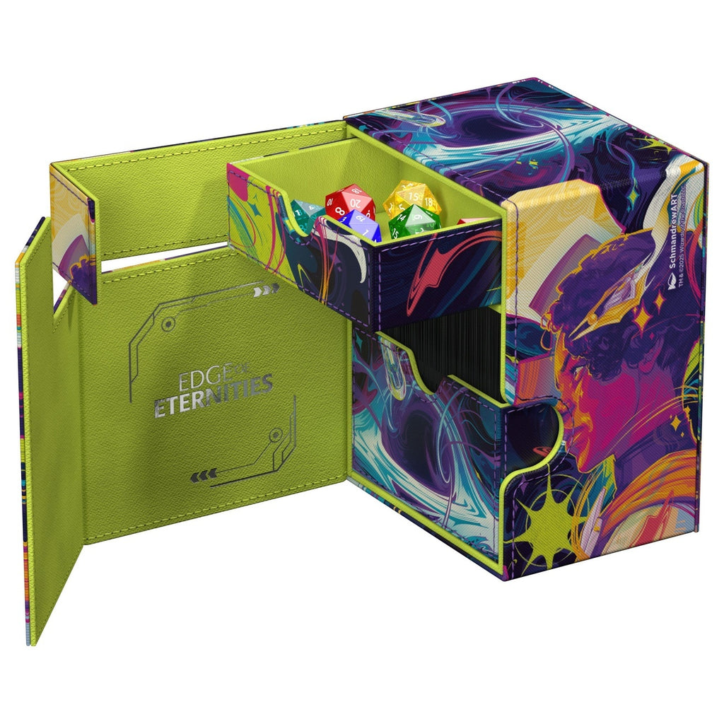Produktbild Ultimate Guard Flip'n'Tray 133+ Xenoskin Magic: The Gathering "Edge of Eternities" - Haliya and Tezzeret