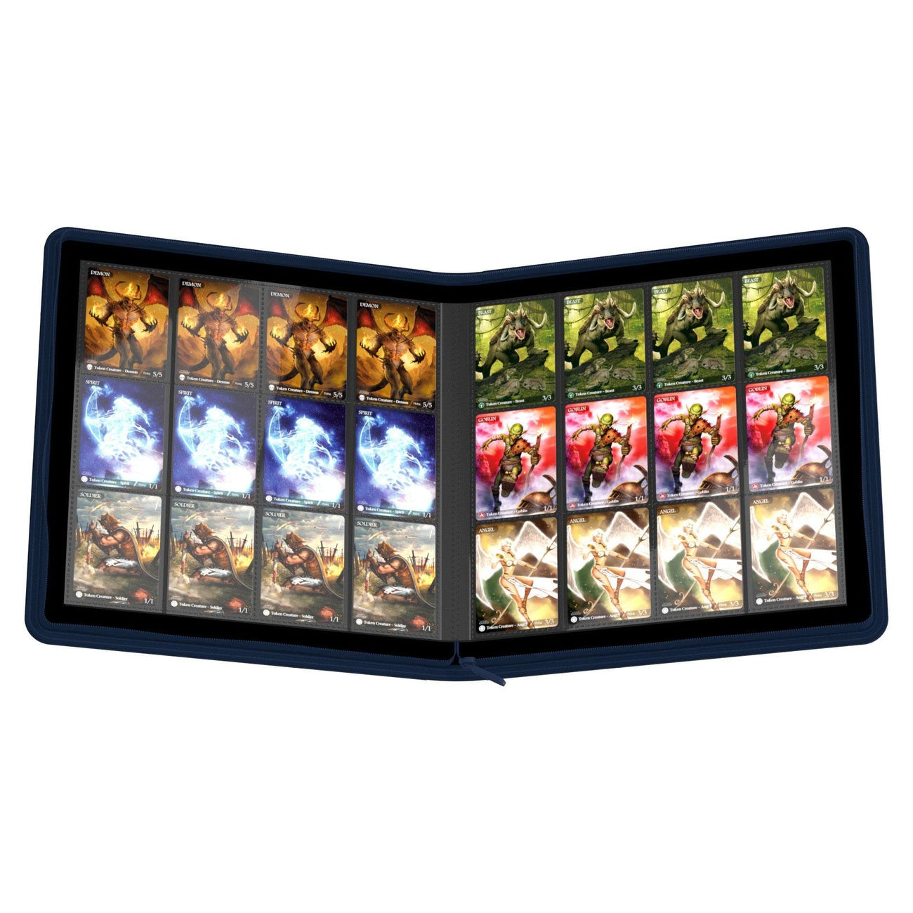 Produktbild Ultimate Guard Zipfolio 480 24-fickor Xenoskin - Blå