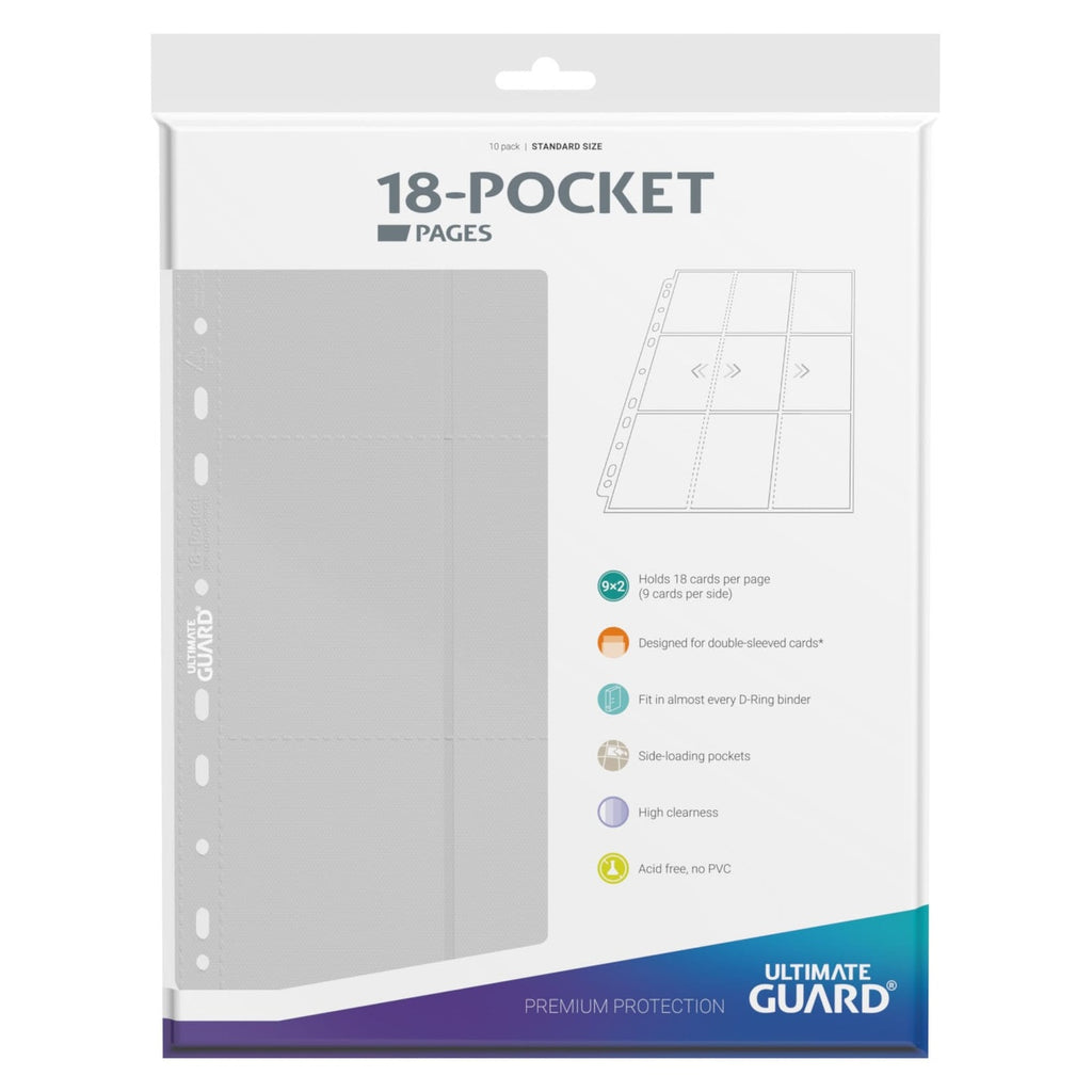 Produktbild Ultimate Guard 18-fickors Sidor Sidladdade (10) - Vit