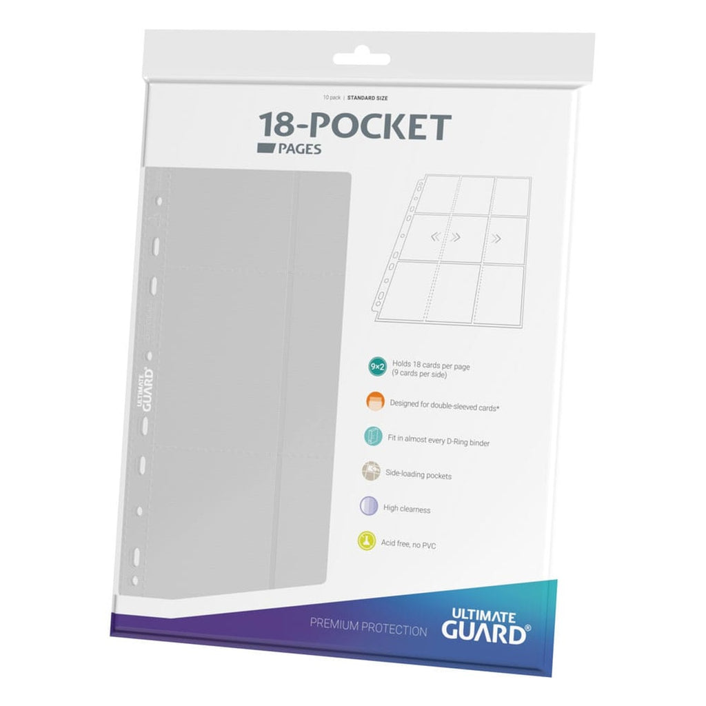 Produktbild Ultimate Guard 18-fickors Sidor Sidladdade (10) - Vit