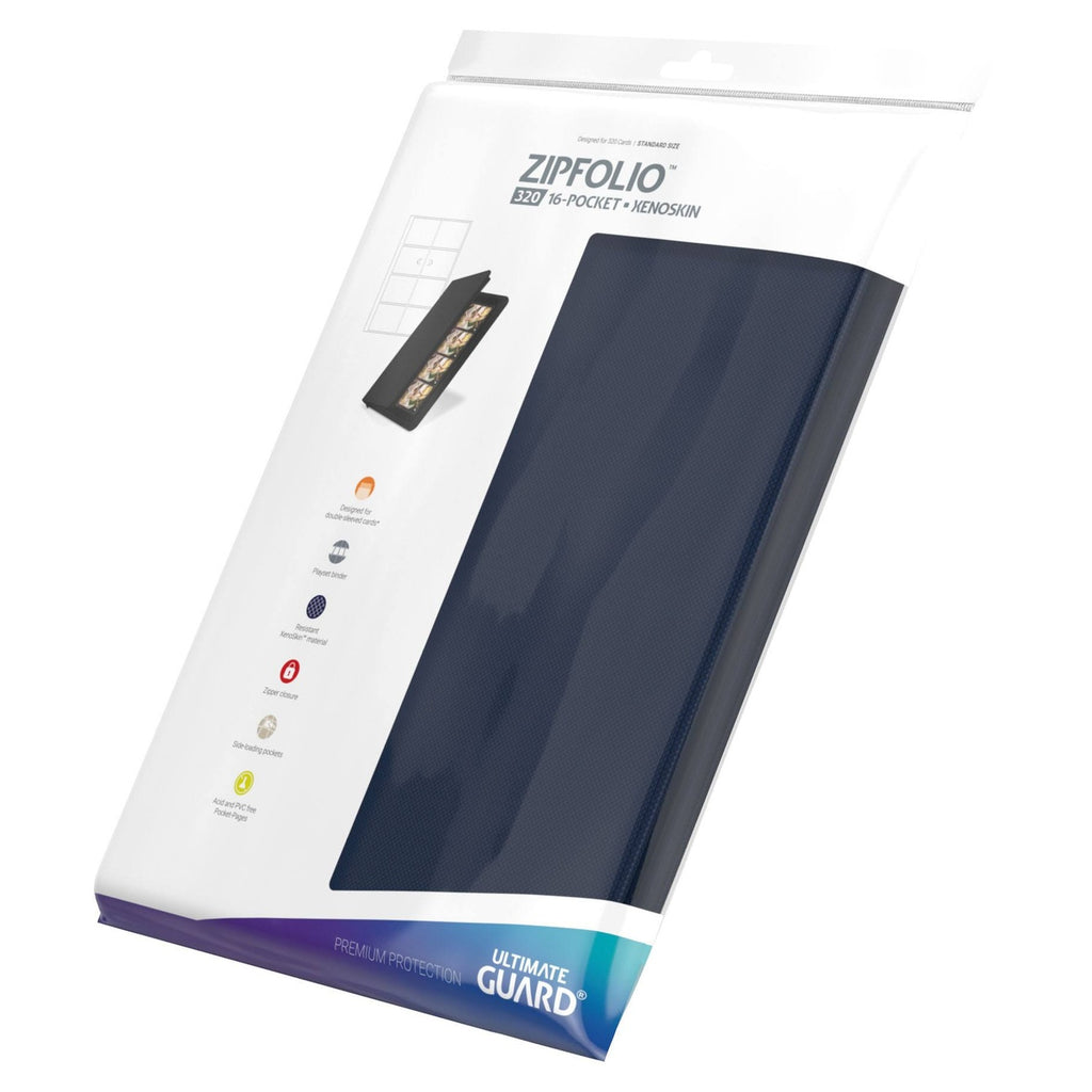 Produktbild Ultimate Guard Zipfolio 320 16-Pocket Xenoskin - Blå
