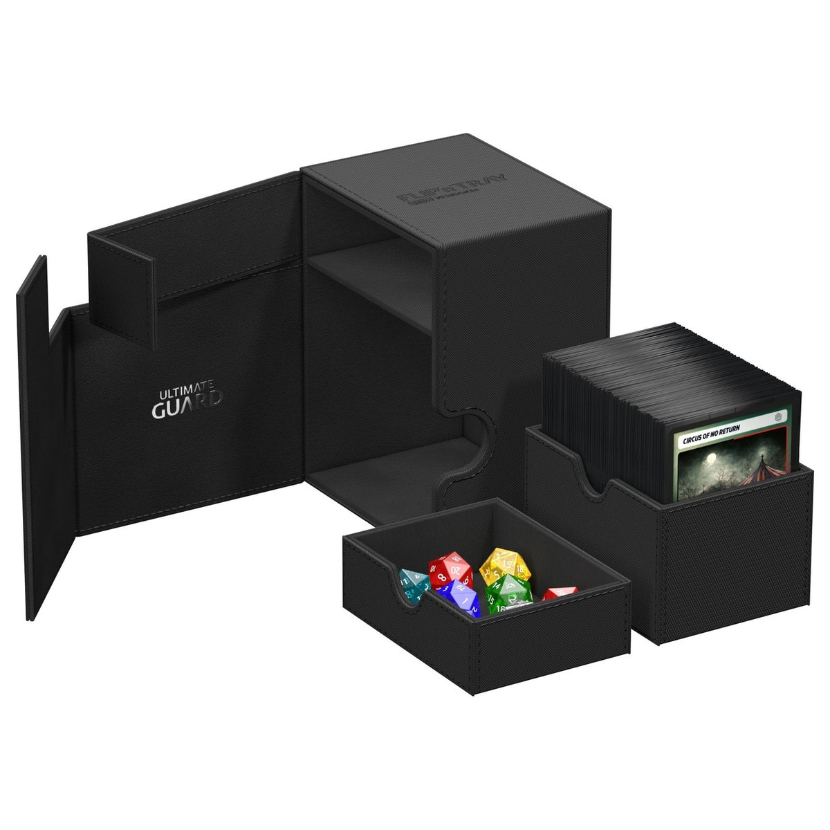 Produktbild Ultimate Guard Flip'n'Tray 133+ Xenoskin – Svart