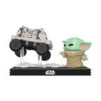 Produktbild Grogu med Polar Mouse Droid Funko Pop! dioramafigur – Star Wars