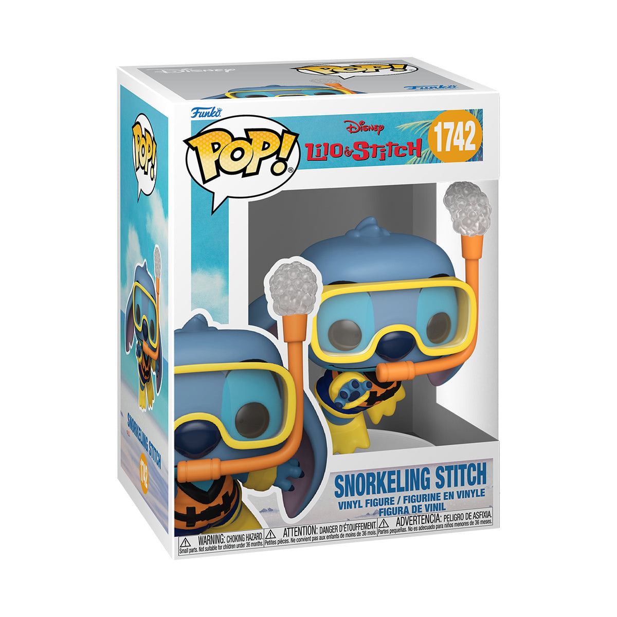Produktbild Lilo & Stitch - Stitch med snorkel Funko Pop!-figur