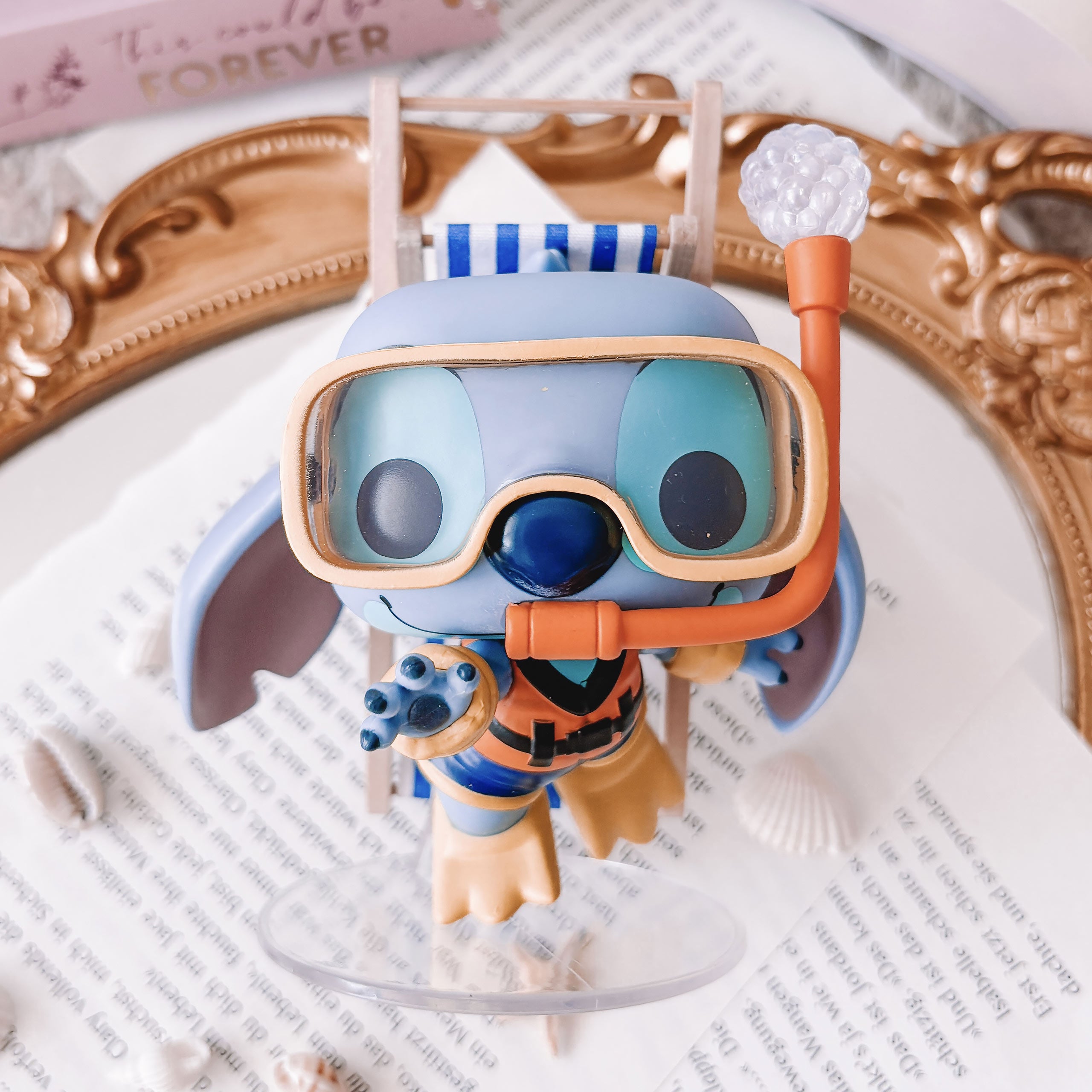 Produktbild Lilo & Stitch - Stitch med snorkel Funko Pop!-figur