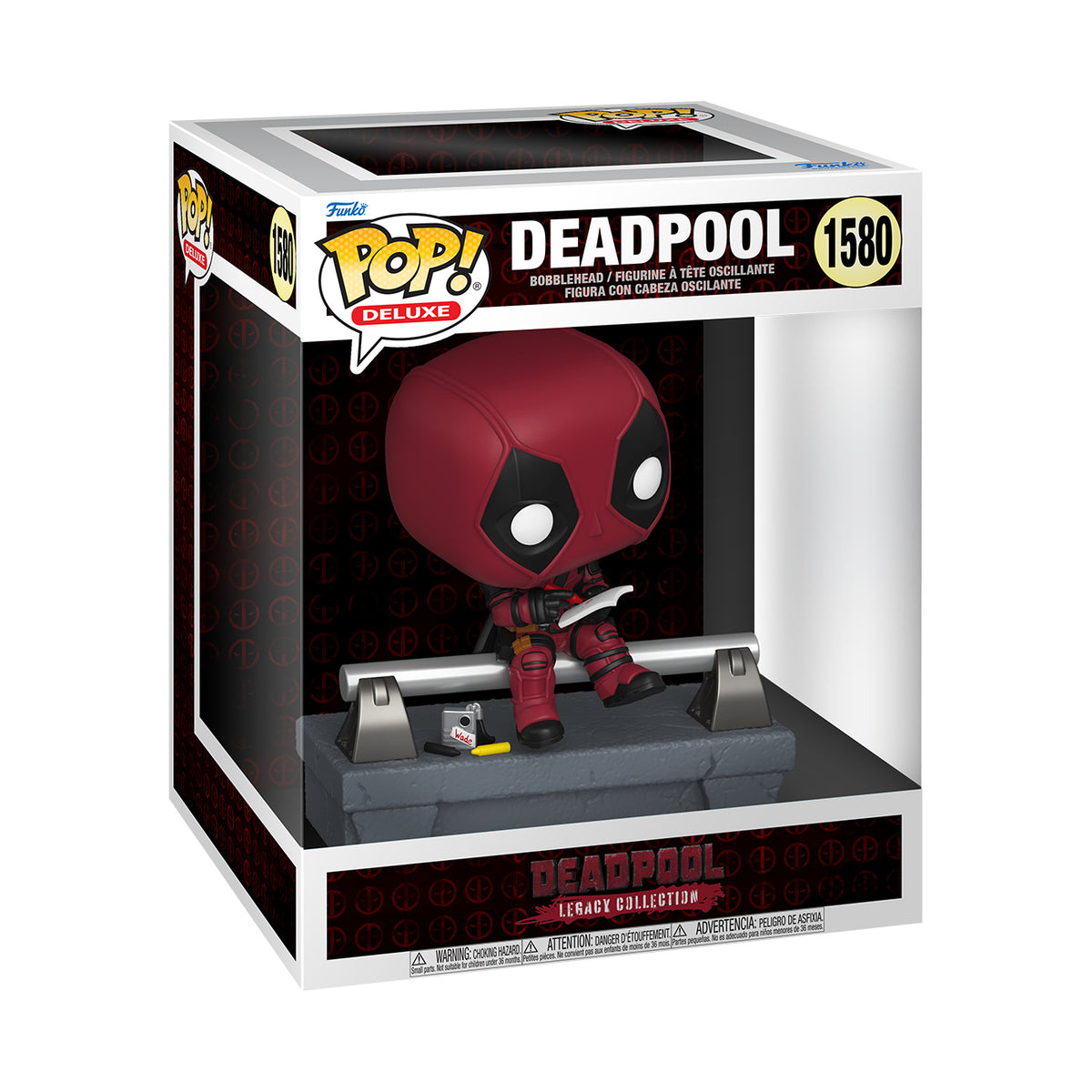 Produktbild Deadpool - Funko Pop Diorama med gungande huvud