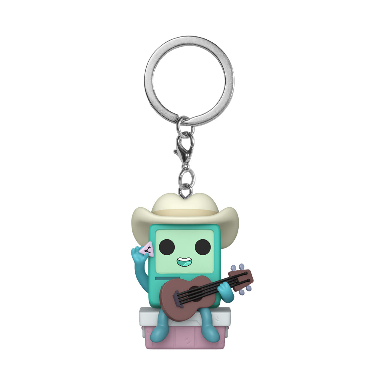 Produktbild Adventure Time - Cowboy BMO med gitarr Funko Pop nyckelring
