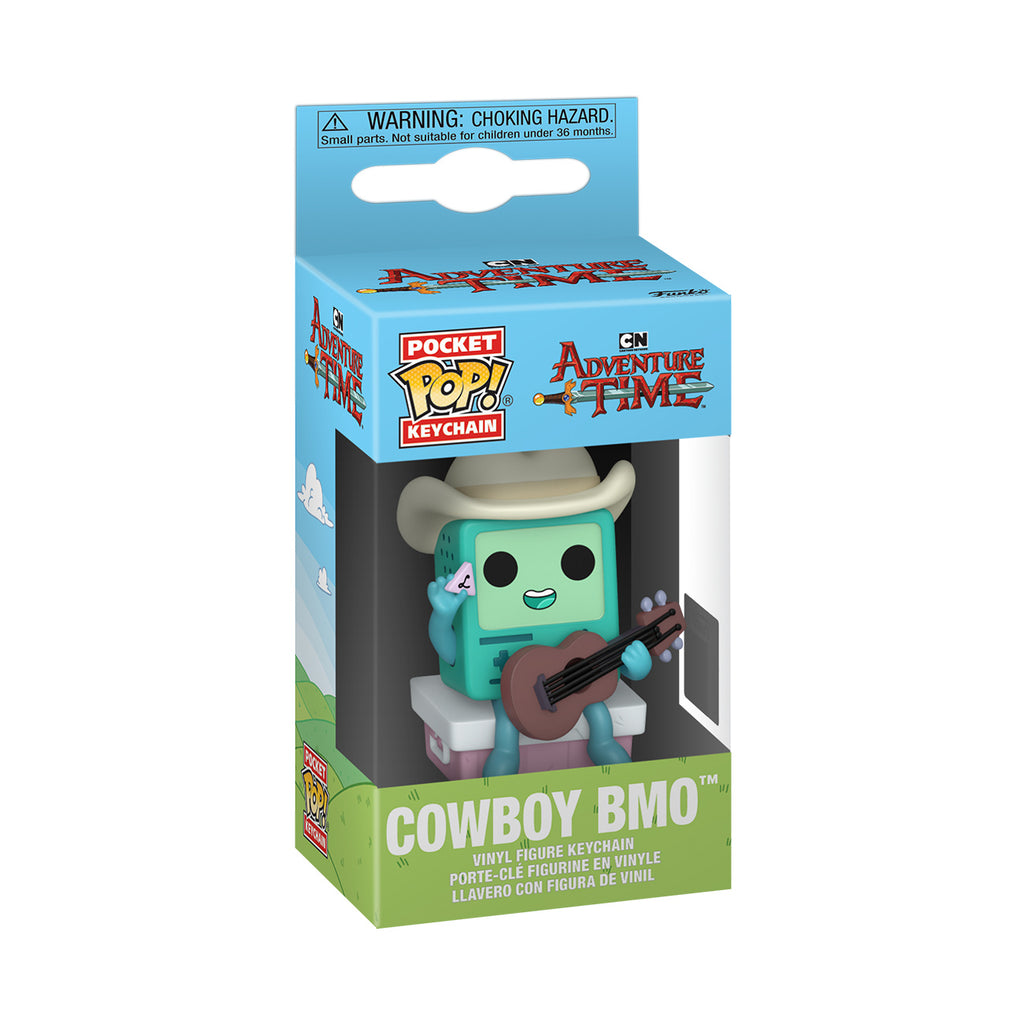 Produktbild Adventure Time - Cowboy BMO med gitarr Funko Pop nyckelring