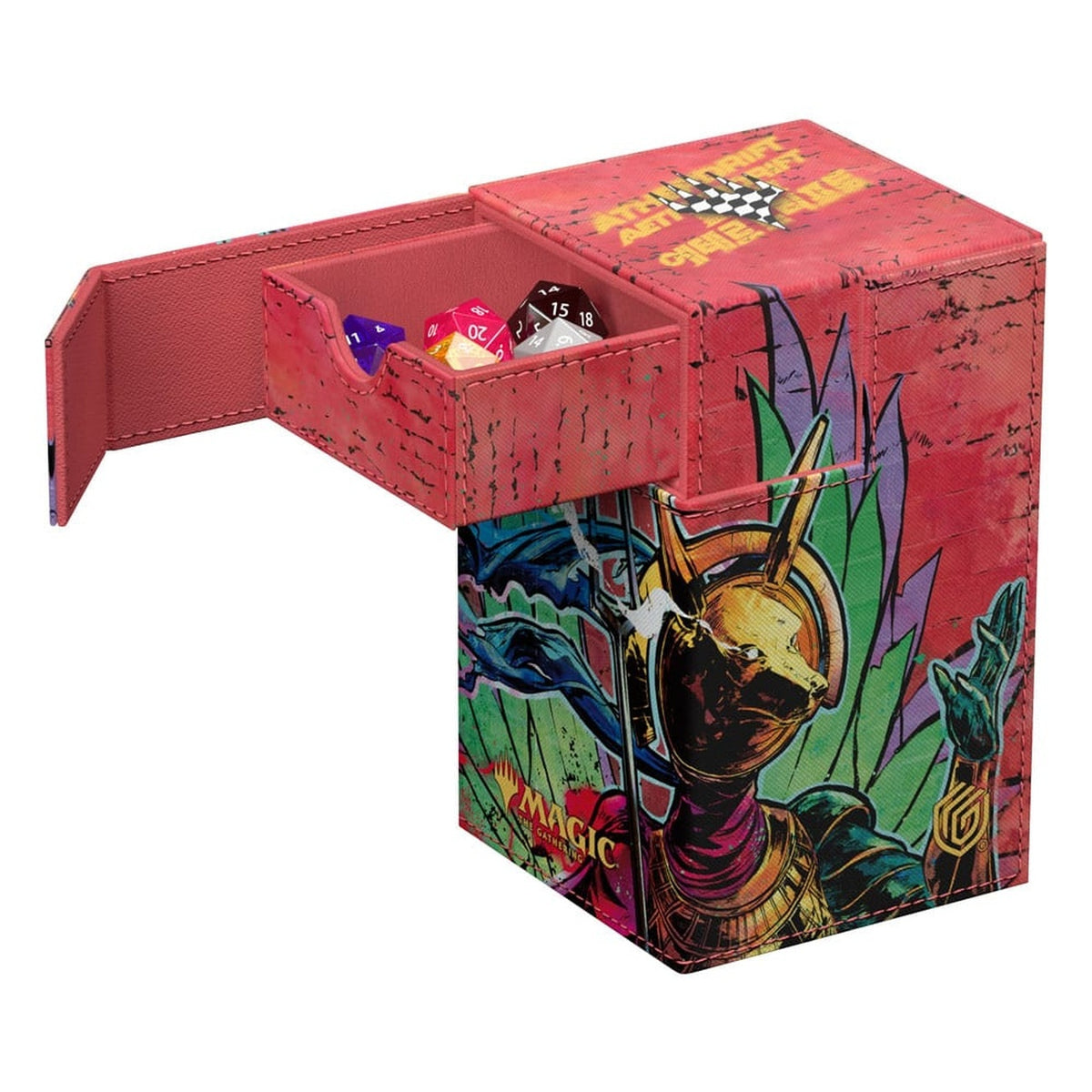 Produktbild Ultimate Guard Flip'n'Tray 100+ Xenoskin Magic: The Gathering "Eterdrift" – Hazoret, Gudasökare