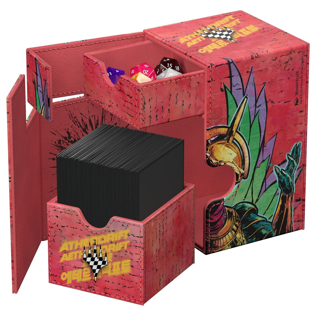 Produktbild Ultimate Guard Flip'n'Tray 100+ Xenoskin Magic: The Gathering "Eterdrift" – Hazoret, Gudasökare