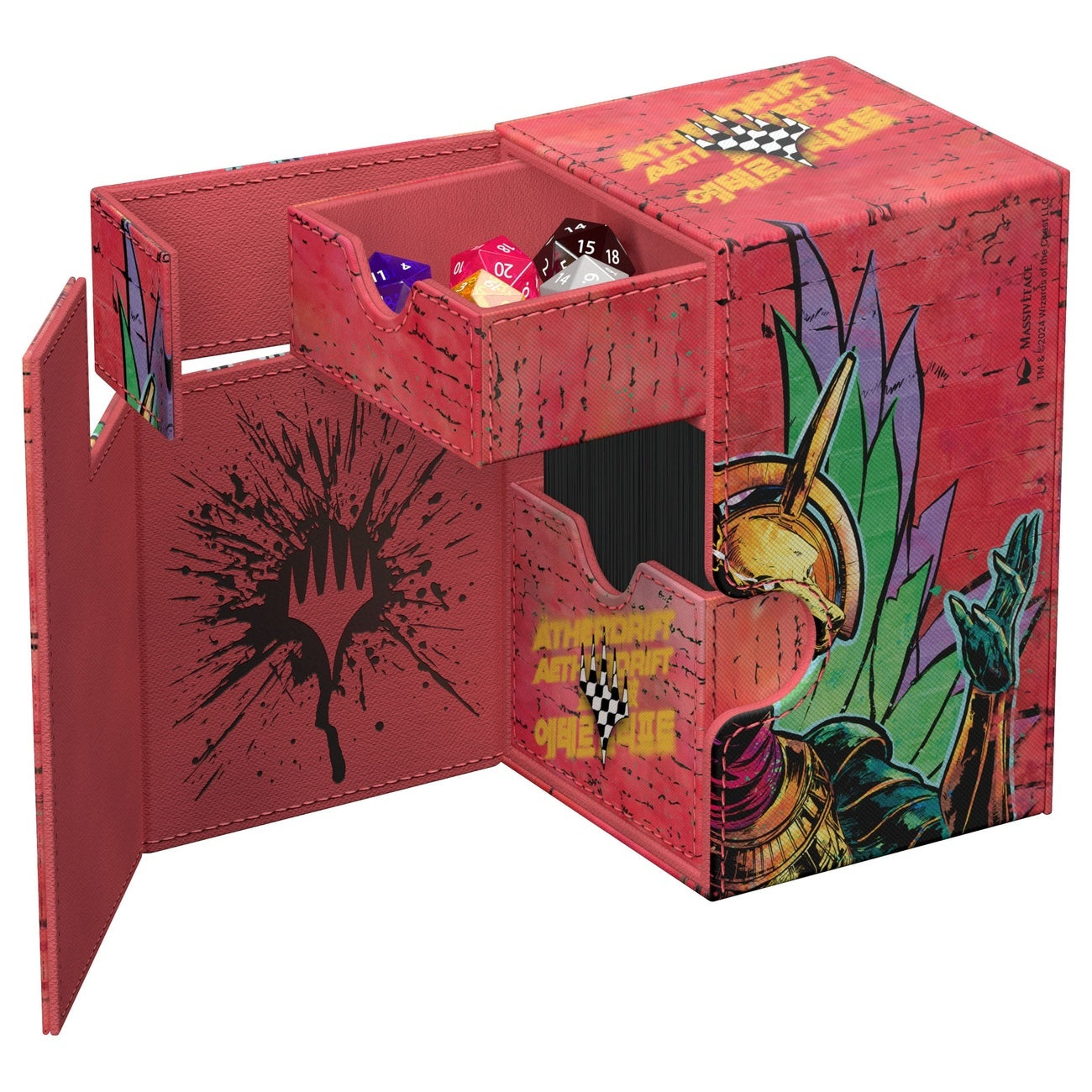 Produktbild Ultimate Guard Flip'n'Tray 100+ Xenoskin Magic: The Gathering "Eterdrift" – Hazoret, Gudasökare
