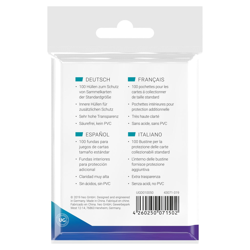 Produktbild Ultimate Guard Precise-Fit Sleeves Standardstorlek (100)