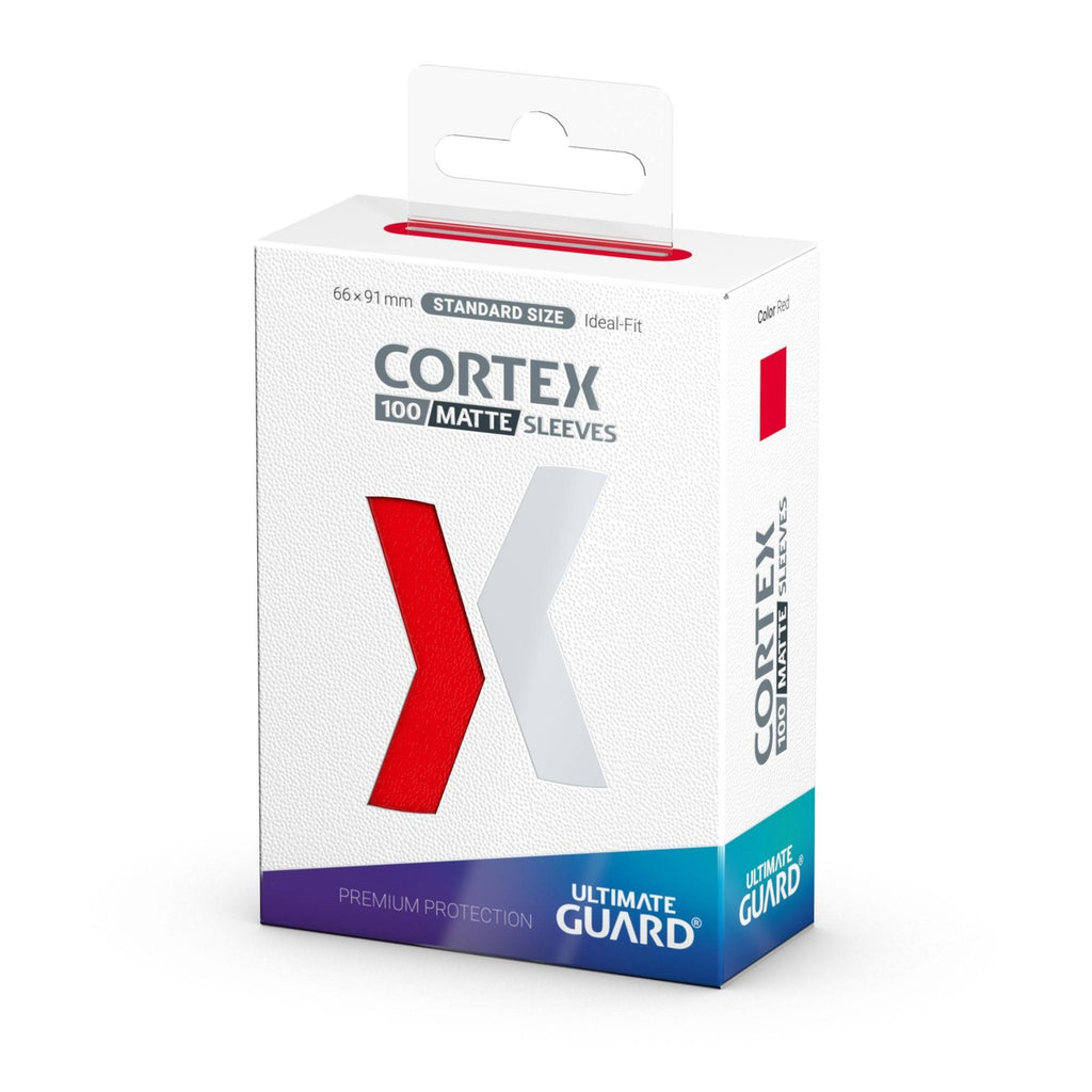 Produktbild Ultimate Guard Cortex Sleeves Mat Standard Size (100) - Röd