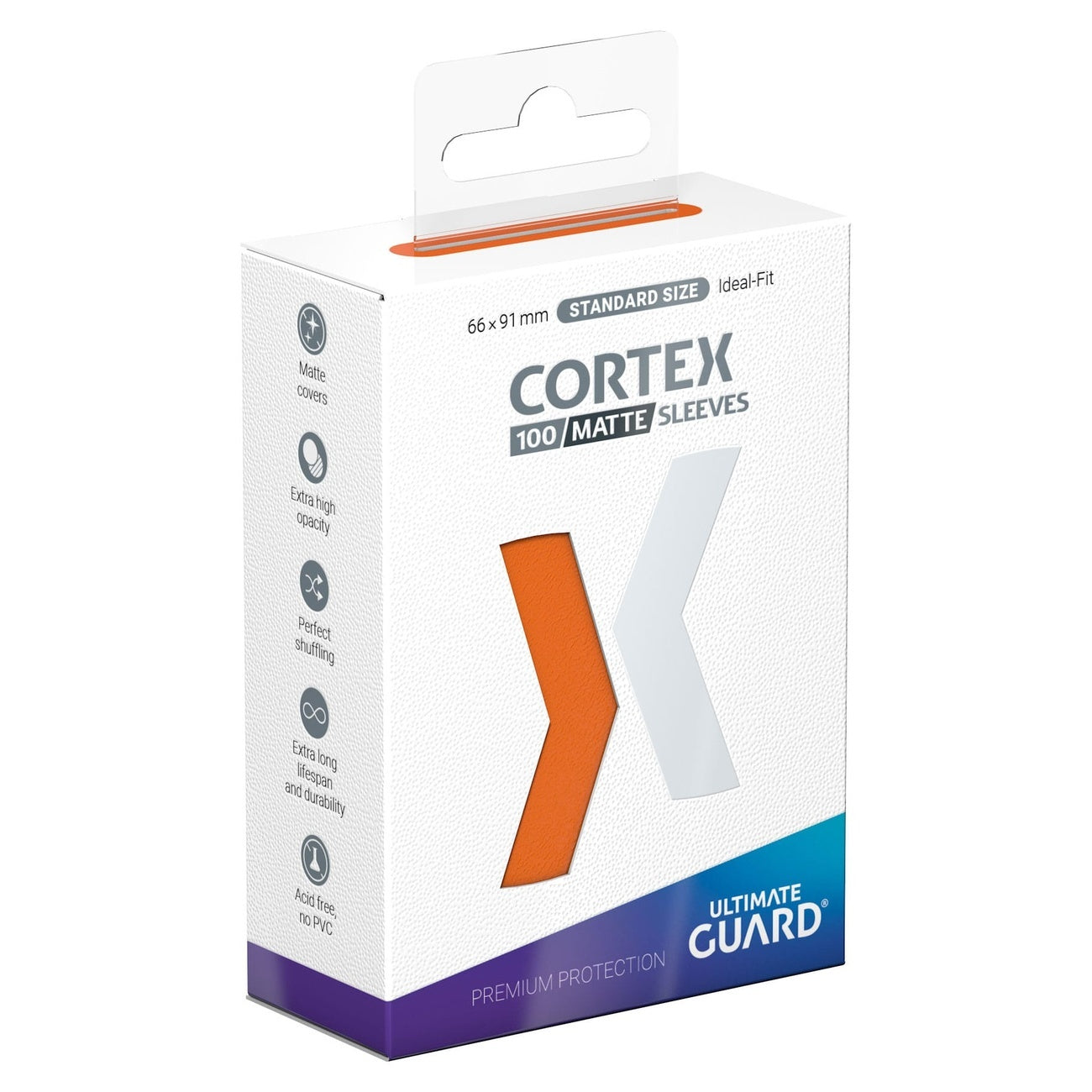 Produktbild Ultimate Guard Cortex Sleeves Mat Standard Size (100) - Orange