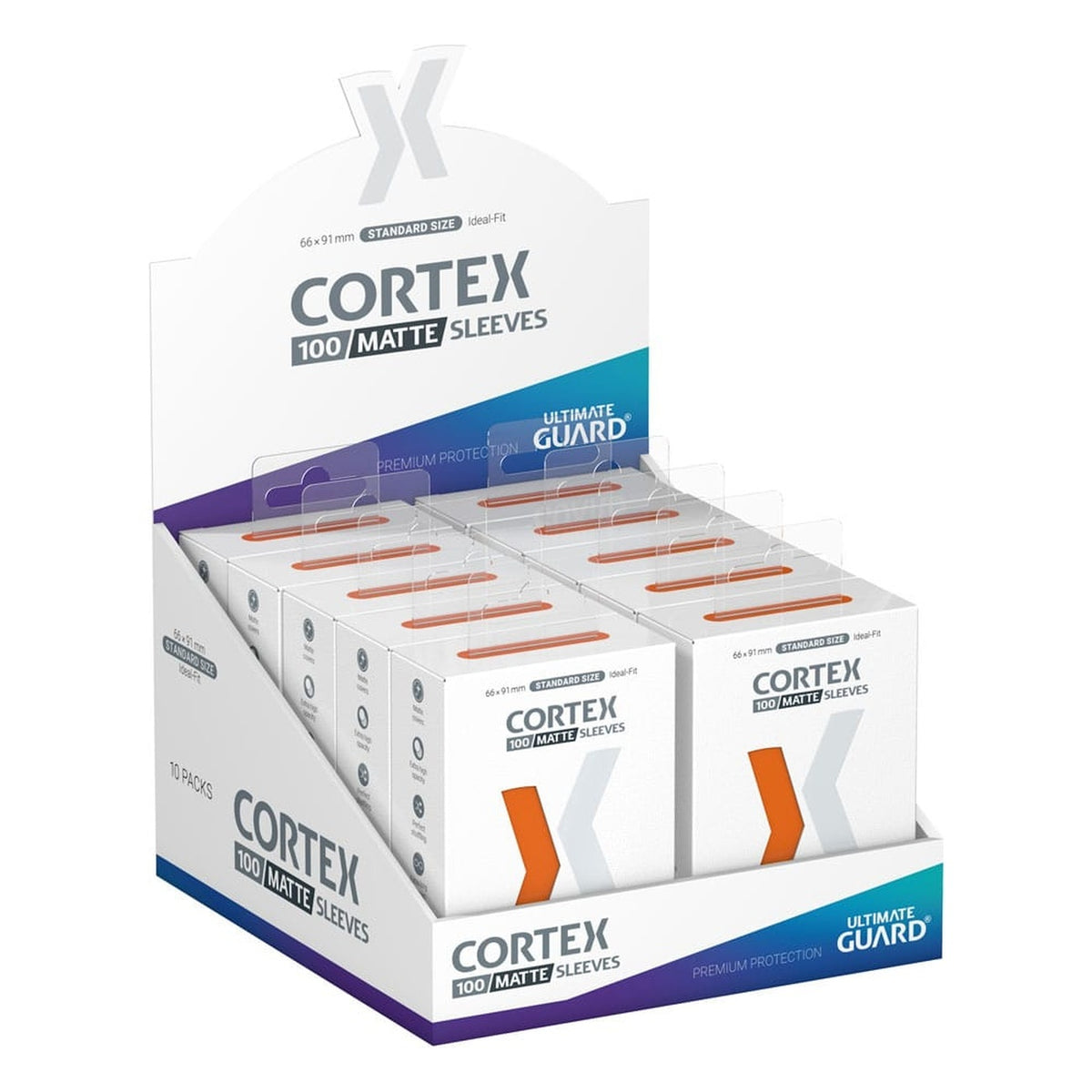 Produktbild Ultimate Guard Cortex Sleeves Mat Standard Size (100) - Orange