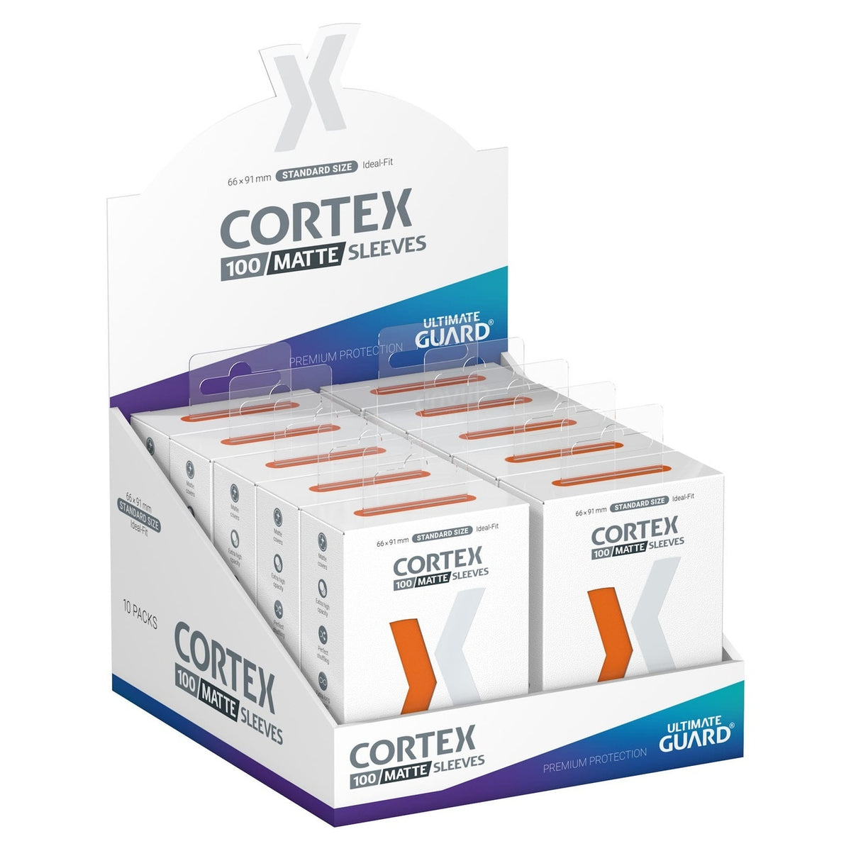 Produktbild Ultimate Guard Cortex Sleeves Mat Standard Size (100) - Orange