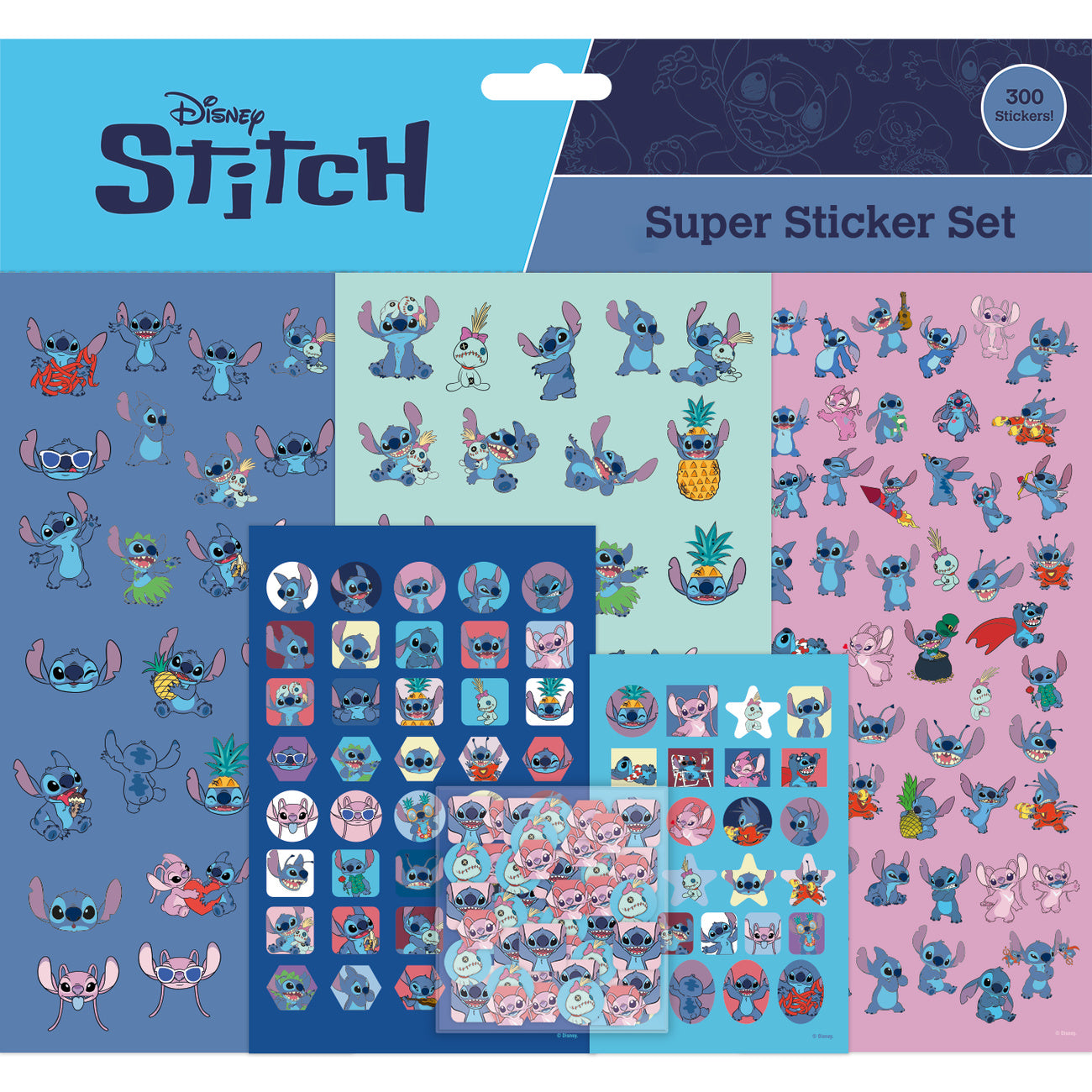Produktbild Stitch och Angel Superklistermärkesset - Lilo & Stitch