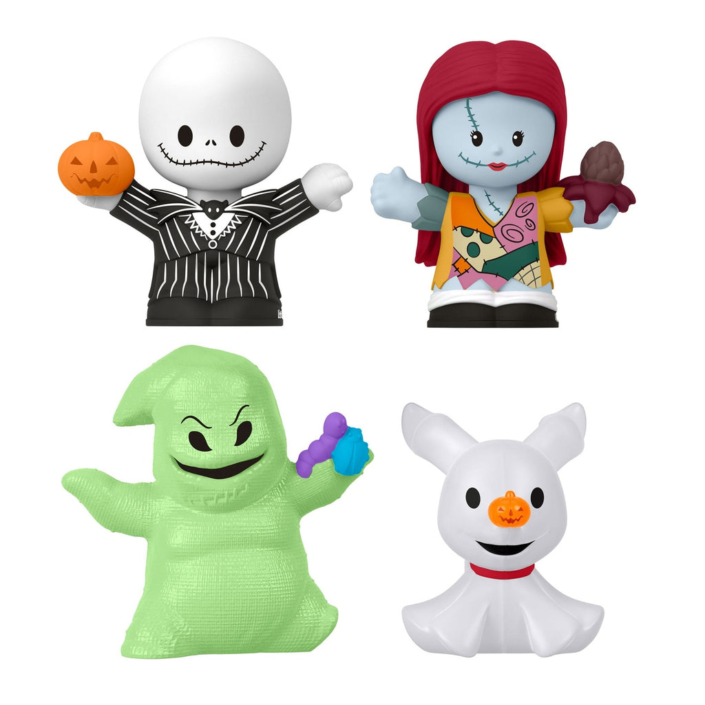 Produktbild Nightmare Before Christmas Fisher-Price Little People Collector minifigurer 4-pack 7 cm