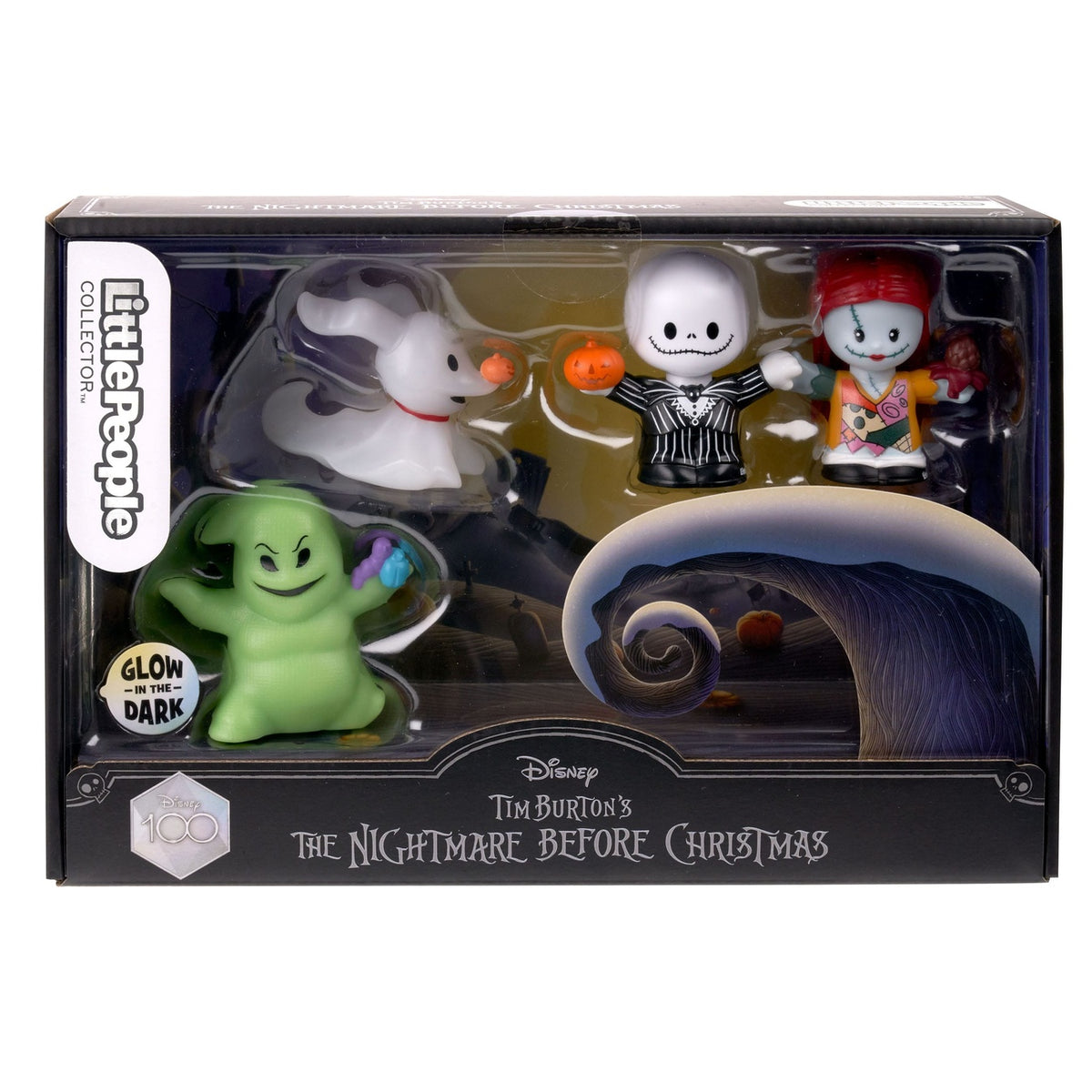 Produktbild Nightmare Before Christmas Fisher-Price Little People Collector minifigurer 4-pack 7 cm